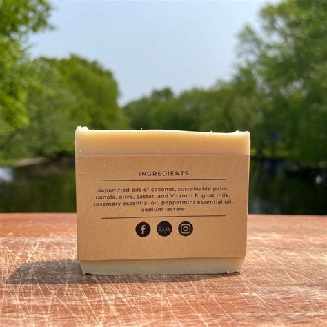 Rosemary Mint Goat Milk Soap Etsy