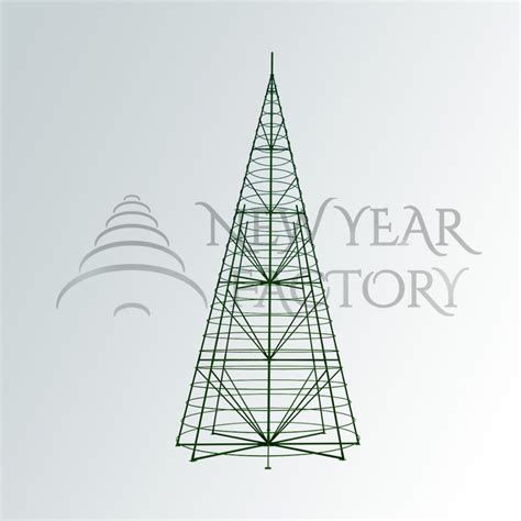 Каркасные, высотные, уличные елки с доставкой и монтажом.