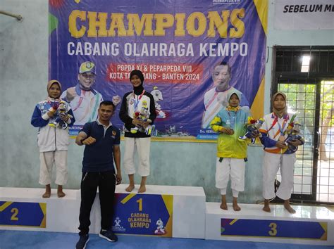 Medali Emas Pertama Kota Tangerang Di Popda Xi Dari Cabor Kempo