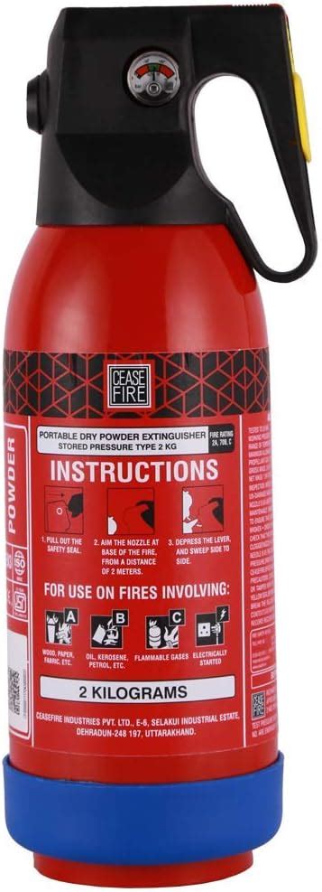 Ceasefire ABC Powder Based Fire Extinguisher 4 Kg Amazon In Home