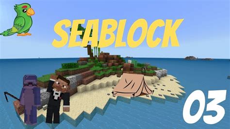 Seablock Ep Starting A Shelter Minecraft Survival Youtube