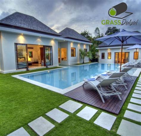 Swimming Pool Artificial Grass Dubai Artificial Grass Dubai