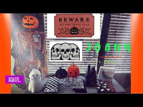 Joann Halloween Spooky Shopping Haul The St Of The Season Code