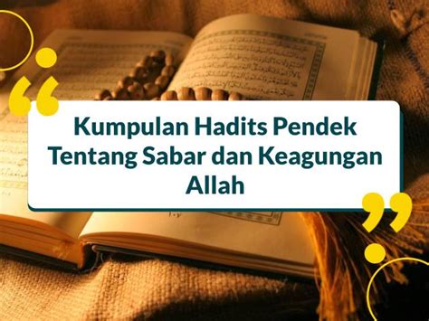 Kumpulan Hadits Pendek Homecare24