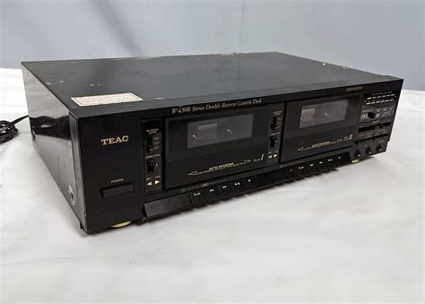 TEAC W 450R Stereo Double Reverse Cassette Deck 1989 Reverb