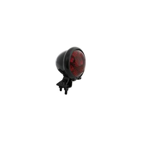 SHIN YO LED Rücklicht BATES STYLE schwarzes Gehäuse rotes Glas