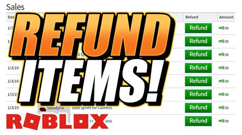 How To Return Roblox Items