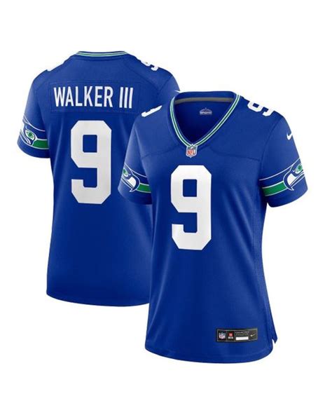 Nike Kenneth Walker Iii Royal Seattle Seahawks Player Jersey At ...