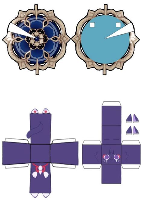 an image of some papercrafts that are made to look like flowers and crosses