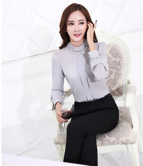 Formal Uniform Style Female Pantsuits Tops And Pants Professional ...