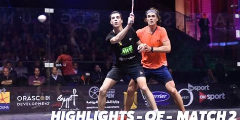 El Gouna International 2019 QF Highlights Farag V Coll SQUASHTV