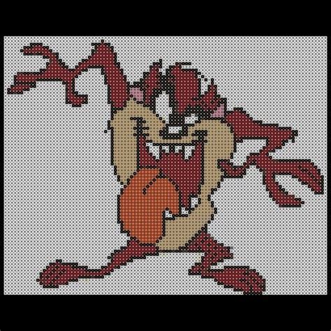 Taz Perler Beads Baby Cross Stitch Patterns Perler Bead Art Cross