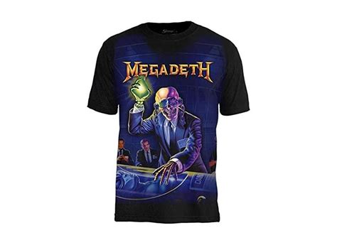 Camiseta Premium Megadeth Rust in Peace o Melhor Preço é no Zoom