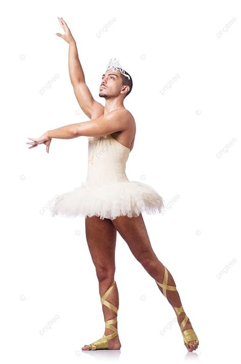 Muscular Ballet Performer In Funny Concept Background And Picture For