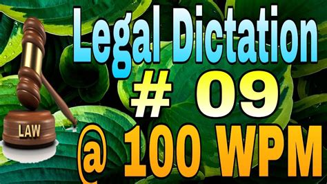 Steno Legal Dictation 100 WPM In English For Delhi District Court And