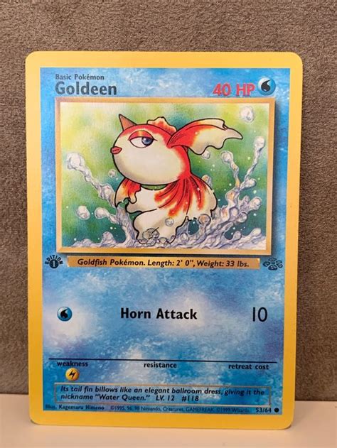 53 64 1 Edition Goldeen ENG Pokemon Jungle Dschungel Kaufen Auf Ricardo