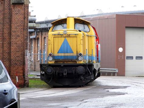 Am 23.12.2017 war die 213 336-1 von der RE Rheinische Eisenbahn GmbH ...