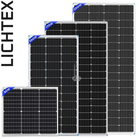 RENOGY PV Photovoltaik Modul Panel Solar 50W 100W 175W 200W