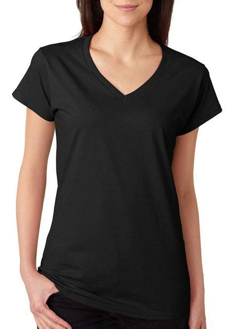 Black Vneck Tshirt Ladies Tee Shirts V Neck T Shirt V Neck