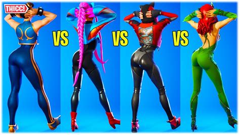 Thicc Dance Contest Chun Li Vs Alli Vs Lynx Vs Poison Ivy