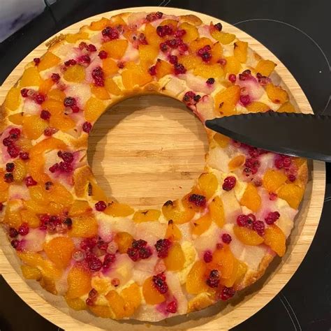 Tarte Aux Amandes Poires Abricots Et Groseilles Guy Demarle