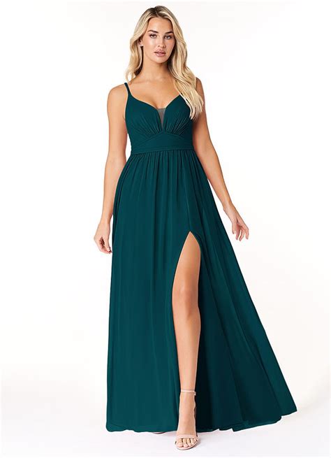 Pine Azazie Rayna Bridesmaid Dresses Azazie