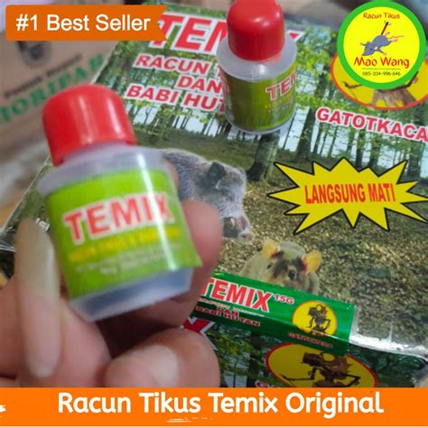 Jual Racun Tikus Temix G Racun Tikus Langsung Mati Racun Babi Hutan