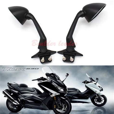 New Arrival Pair Motorcycle Mirrors Black Mirror Rearview Mirror For