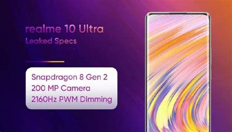 Realme 10 Ultra – еще один перспективный смартфон на Snapdragon 8 Gen 2 ...