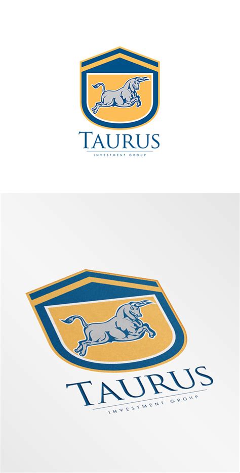 Taurus Investment Group Logo Logo Templates On Creative Market