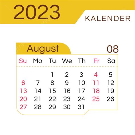 Gambar Kalender Meja 2023 Kalender Agustus Kalender Kalender Agustus Dua Ribu Dua Puluh Tiga