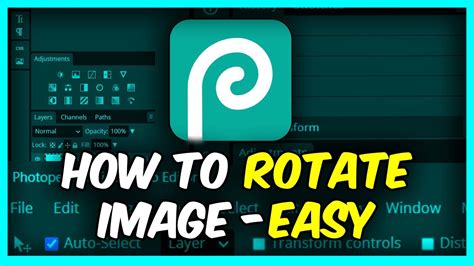 Mastering Image Rotation In Photopea Step By Step Guide Youtube