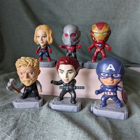 Marvel Toys Avengers Endgame Mcdonalds Toys 29 Antman Thor Widow