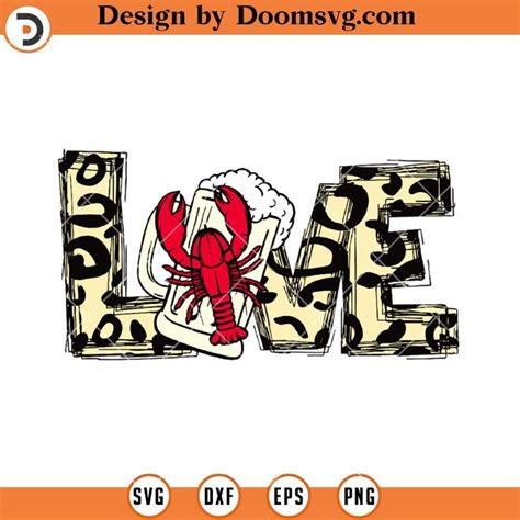 Love Beer Crawfish SVG Mardi Gras Crawfish SVG Crawfish SVG Mardi