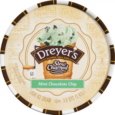 Edys® Dreyers Slow Churned® Mint Chocolate Chip Light Ice Cream Tub