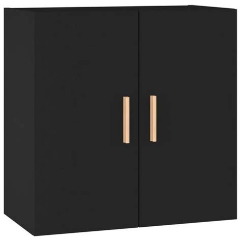 MEUBLE A CASIER MEUBLE A CASE BAO Armoire Murale Noir 60x30x60 Cm