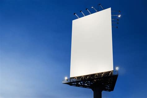 Blank Billboard Portrait Royalty Free Images Stock Photos