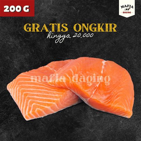 Jual Norwegian Salmon Fillet Premium Cut G Shopee Indonesia