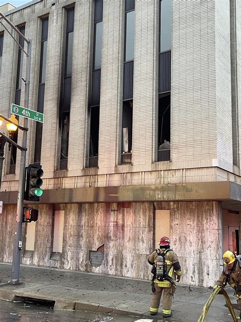 Two Alarm Fire Damages Multi Story Building San Bernardino County