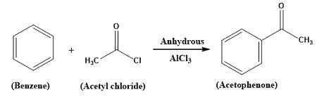 Outline methods for the preparation of acetophenone (phenyl methyl ...