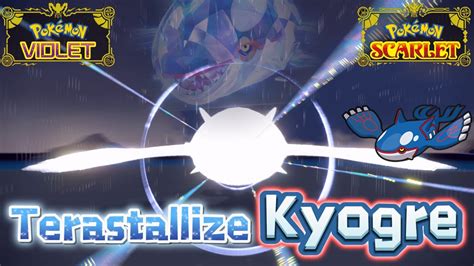 Terastallize Kyogre VS Shiny Kyogre Pokemon Scarlet And Violet