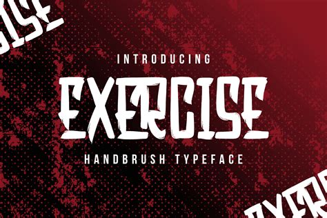 Exercise Font By Dumadi · Creative Fabrica