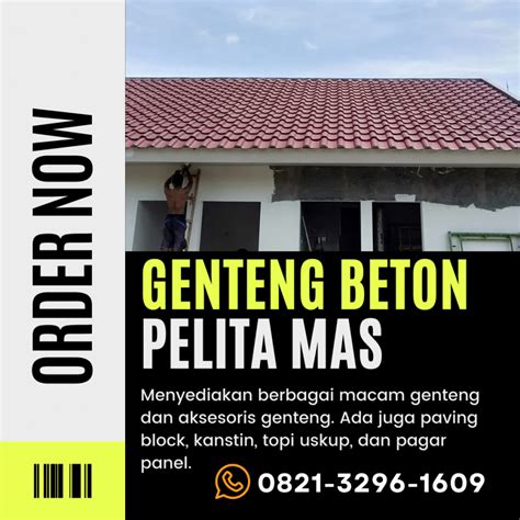 Wa Telp Supplier Genteng Flat Beton Terdekat Di