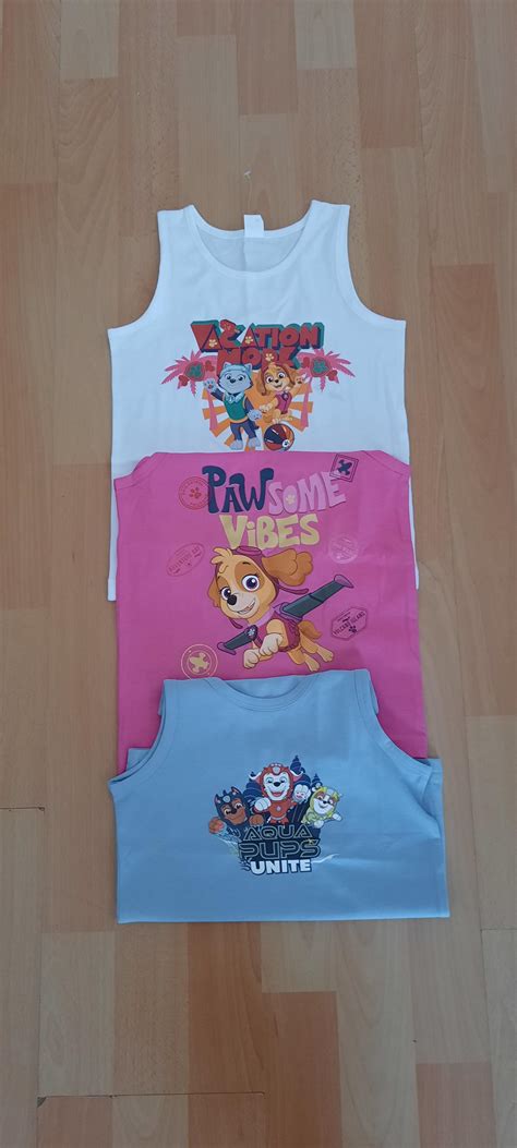 Paket T Shirt Mädchen ohne Arm Gr 110 116 in 74906 Bad Rappenau für 6