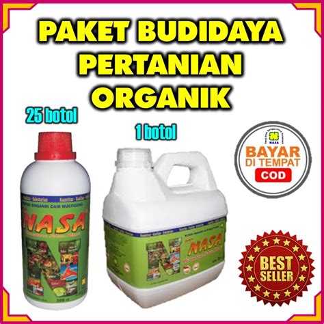 Jual Pupuk Pertanian Organik 25 Poc Nasa 500 Ml 1 Poc Nasa 3 Liter Nasa