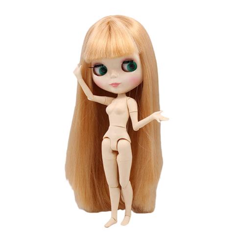 Neo Muñeca Blythe con cabello pelirrojo piel blanca cara linda