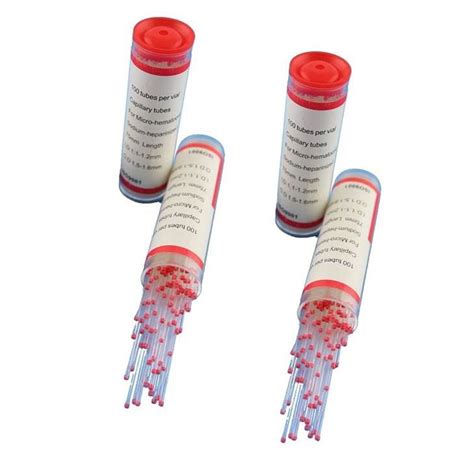 Medical Disposable Micro Hematocrit Capillary Tube For Blood Collection