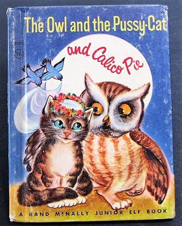 The Owl And The Pussy Cat And Calico Pie Rand McNally Elf Book Lear
