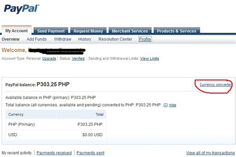 How To Convert USD To PHP Paypal Funds