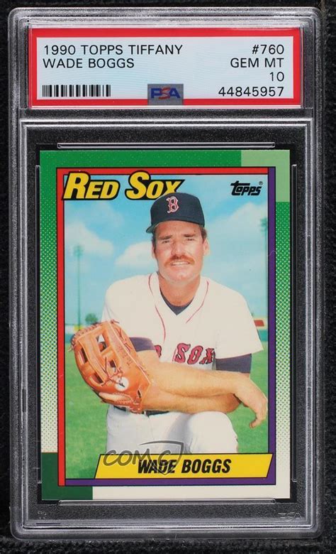 1990 Topps Collector S Edition Tiffany 760 Wade Boggs For Sale